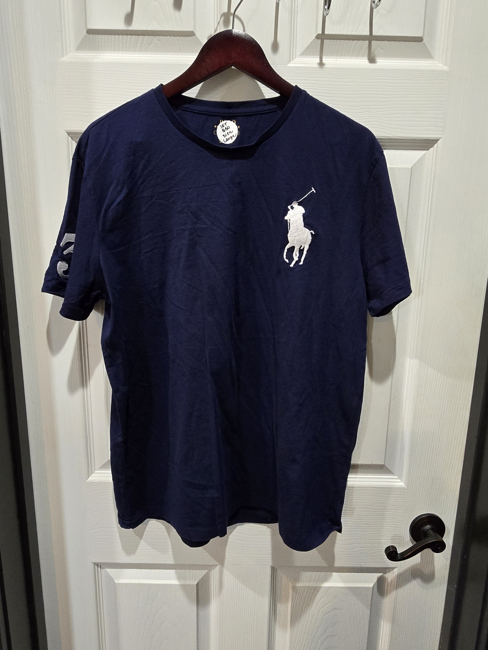 Polo by Ralph Lauren Navy Short Sleeve Polo Pony Tee